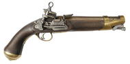 Reproduction 1700's Spanish Miquelet Flintlock Pistol (RM1)