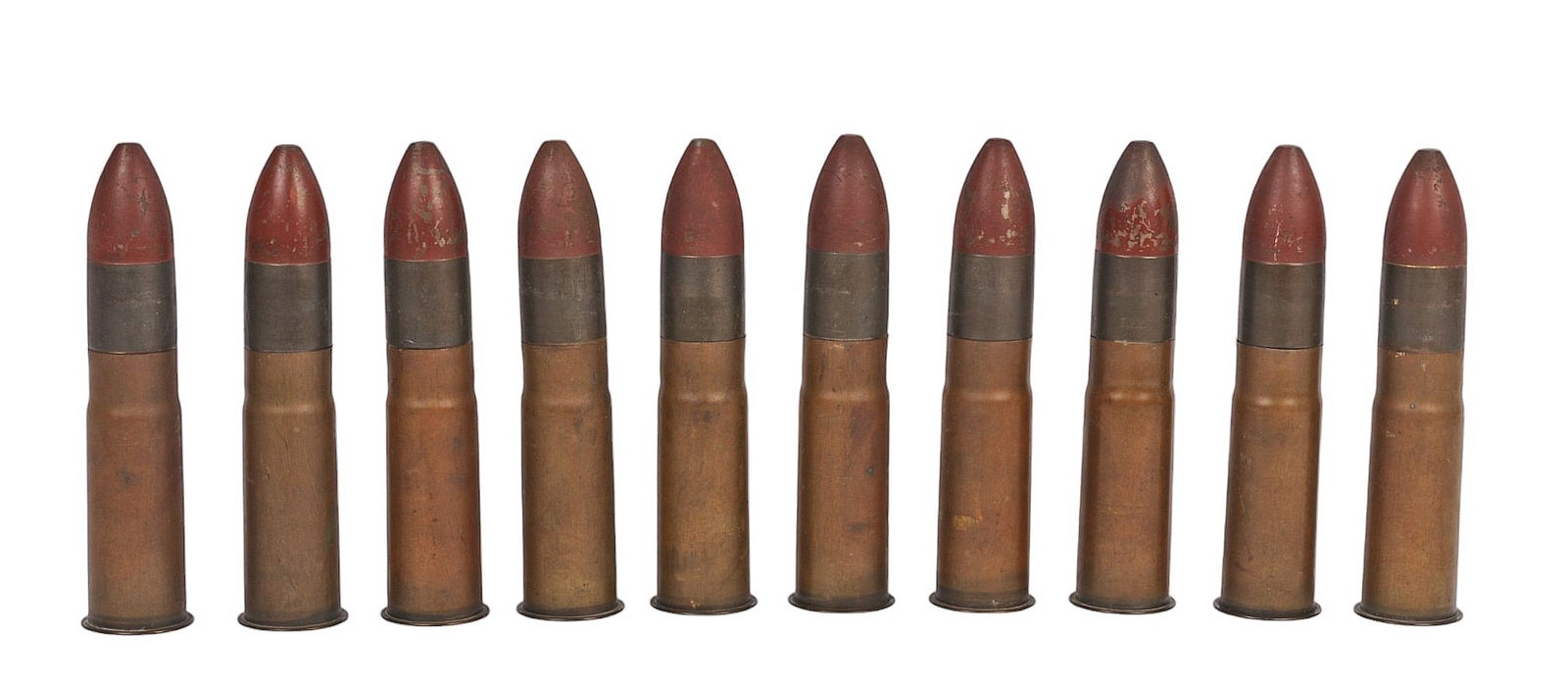 US Military Span-Am War Winchester 37mm Hotchkiss Shells Lot of 10 (MAZ) (1 of 4)