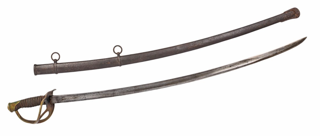 1863 U.S. A.D.K Ames Infantry Field Saber/Sword with Scabbard (EDN) (1 of 14)