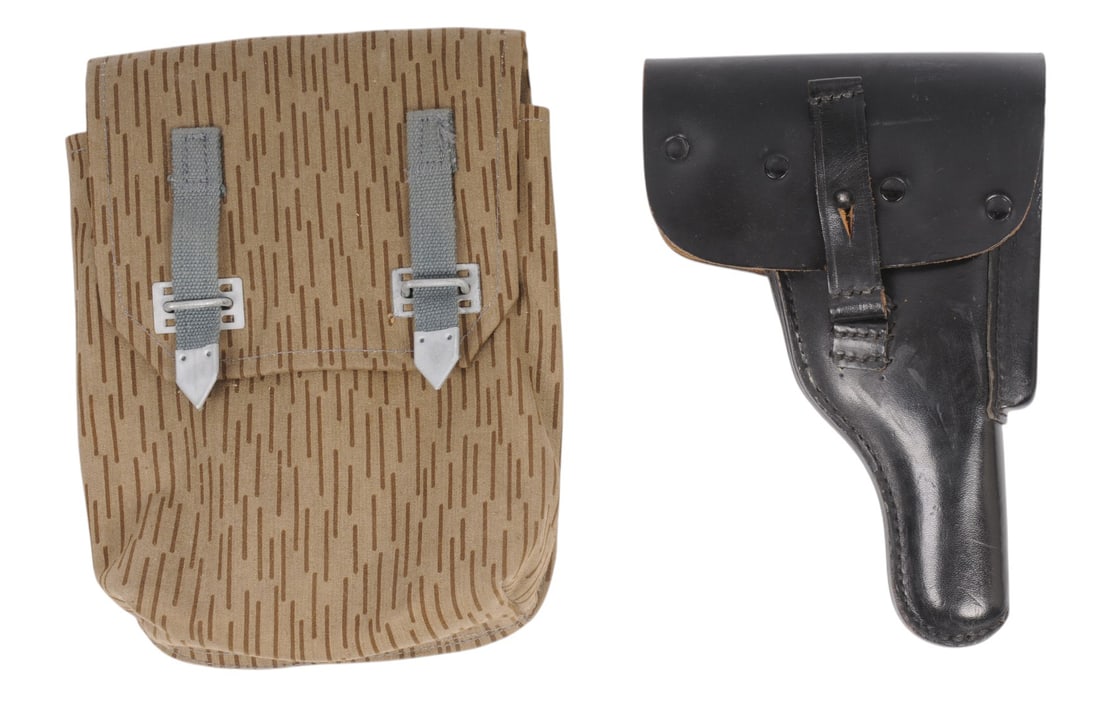 East German P-38 P-1 Holster, Magazine & Raindrop AK-47 Magazine Pouch (CWA) (1 of 11)