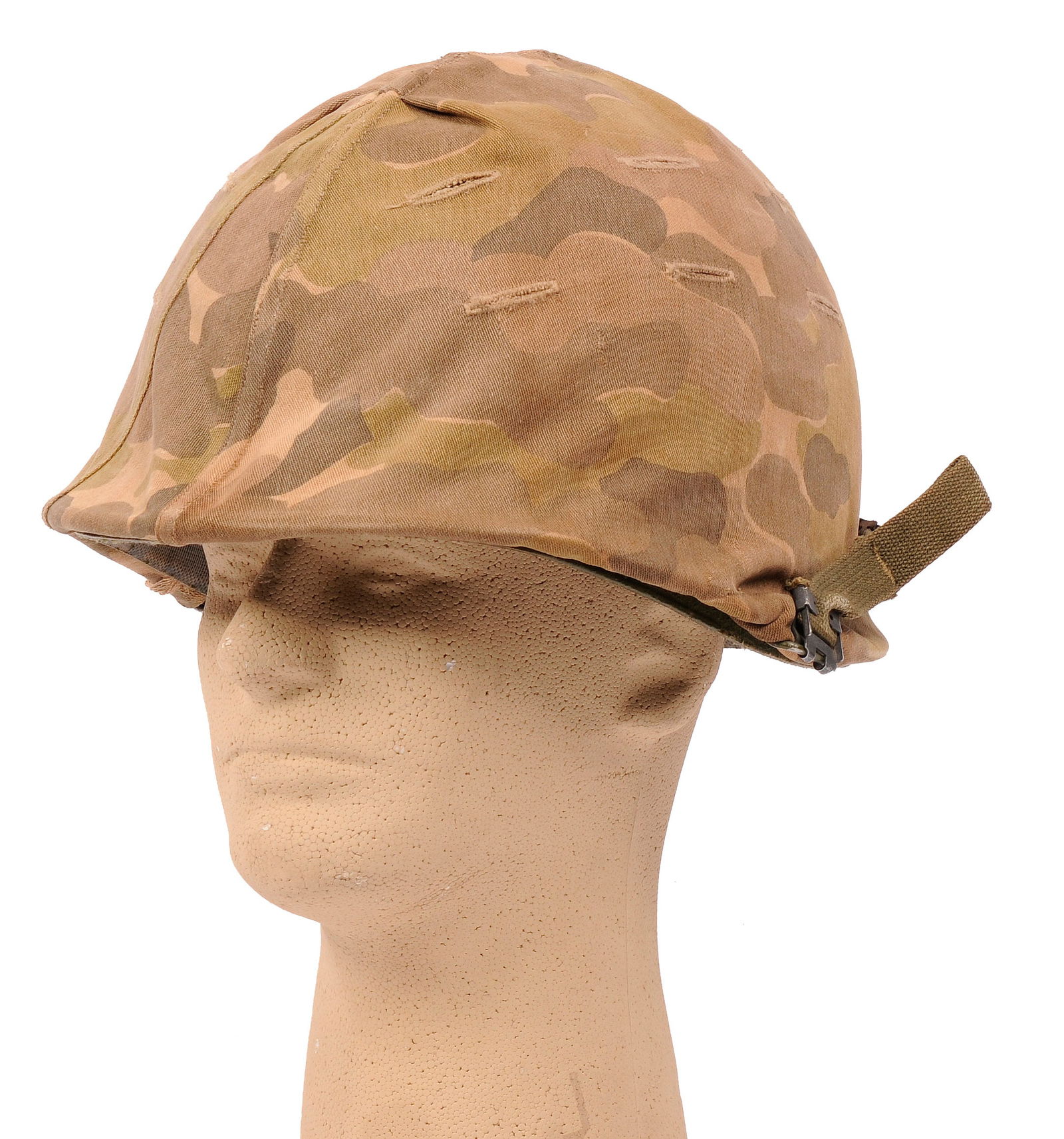 South Vietnamese National Police 1971 era M1 Helmet, Liner & Cover (C4P) (1 of 9)