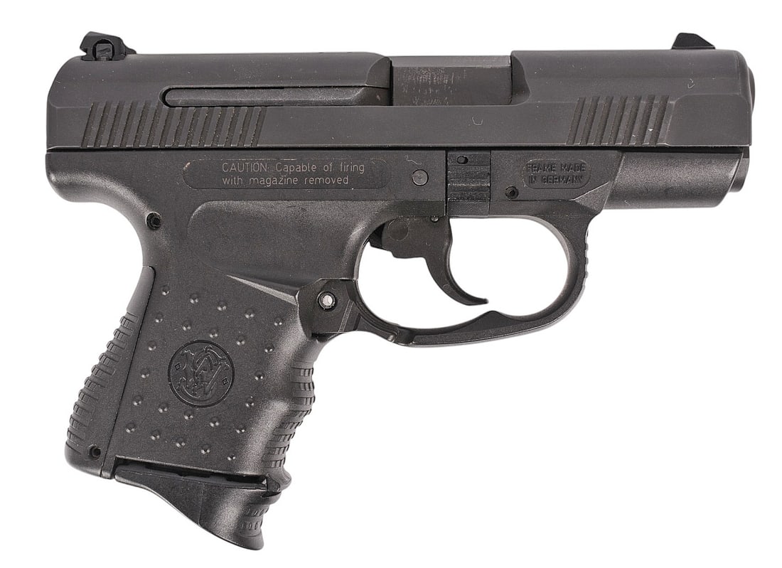 Smith and Wesson SW99 Compact 9mm Semi-auto Pistol FFL Required: SAE1840(PAT1): Smith and Wesson SW99 Compact 9mm Semi-auto Pistol that is in very good condition with a bright and defined bore. The action appears to function properly, and the finish shows minor wear.