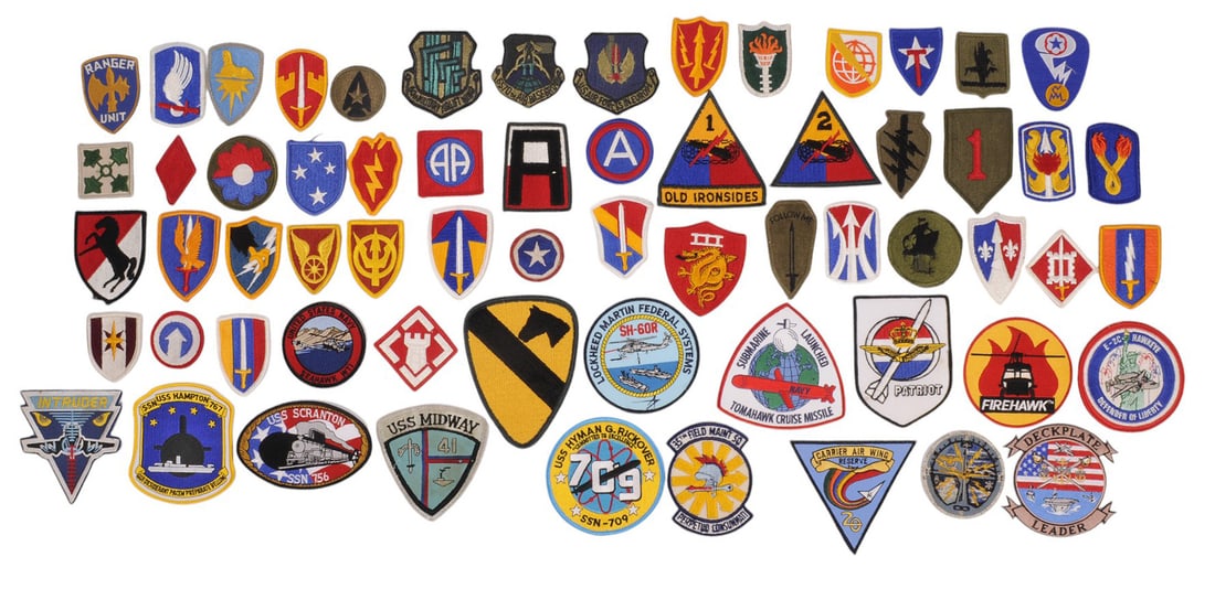 75+ US Military WWII to current era Shoulder Patches (MIC) (1 of 9)