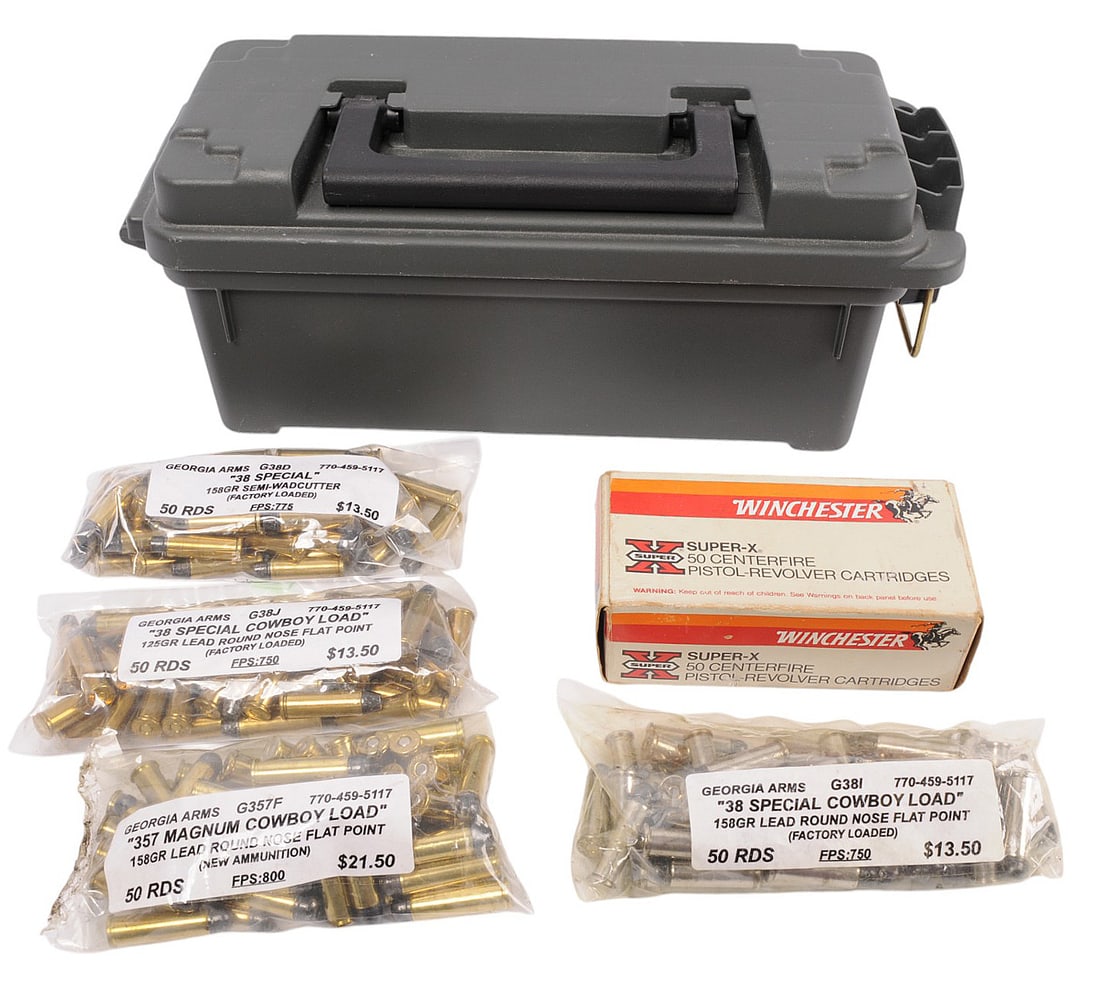 Mix of 38SPL and 357 Magnum Ammo Lot of 250 Rounds  (TAY) (1 of 5)