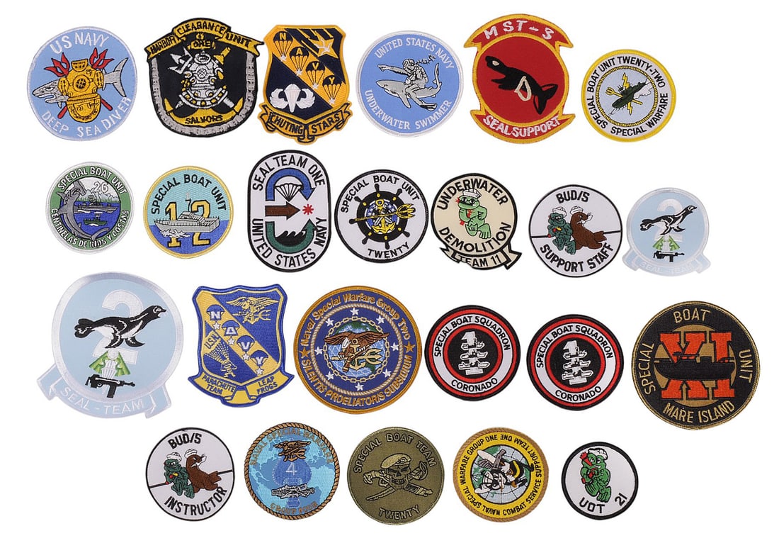 US Naval Special Warfare / Navy SEAL / UDT / and Coastal Riverine Squadron Patch(RM) (1 of 2)