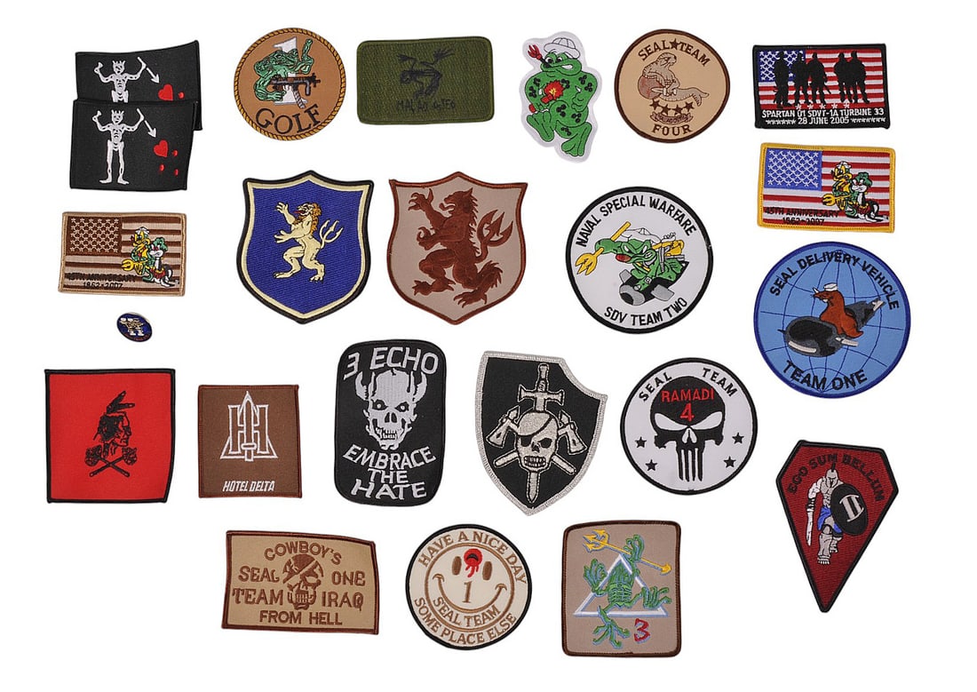 US Naval Special Warfare / Navy SEAL Patch Lot (RM) (1 of 2)