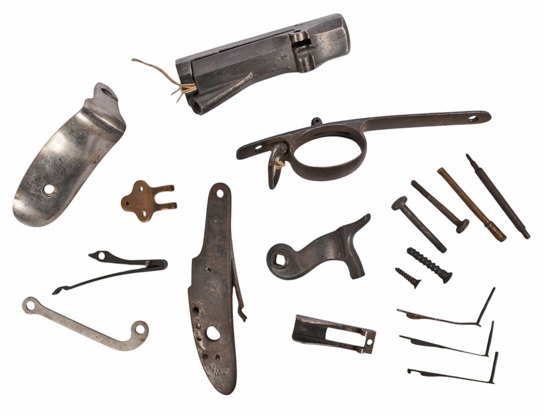 Group Lot of US Musket & Trapdoor Rifle Parts (XDM): A Group Lot of US Military Trapdoor Rifle and musket Parts in good to very good condition.