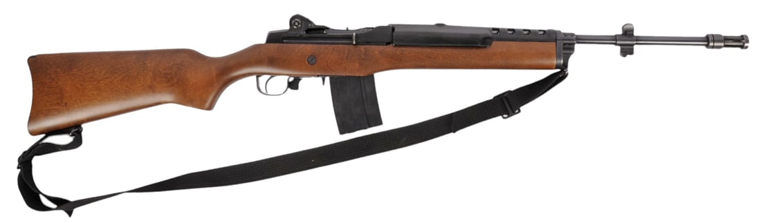 Ruger Model Mini-14 GB .223 Semi-Automatic Rifle - FFL # 184-81070 (JGD1): A scarce Ruger Model Mini-14 GB (Government Bayonet) .223 Semi-Automatic Rifle in good to very good condition with a bright and defined bore that needs a minor cleaning. The action appears to function