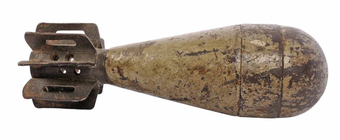 US Military WWII era Inert 60mm Mortar Bomb (S2J) (1 of 4)