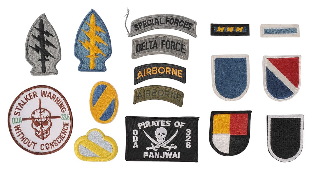 US Army Special Forces Patch Lot (RM) (1 of 2)