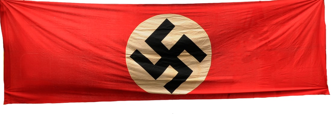 Rare *German WWII War Time Facility Banner (M4M) (1 of 10)