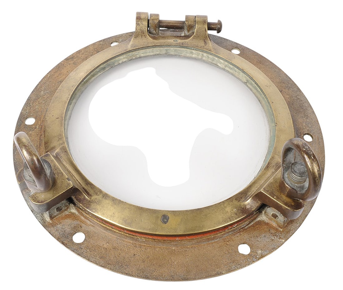 US Navy Warship Port Hole Window (HDZ) (1 of 3)