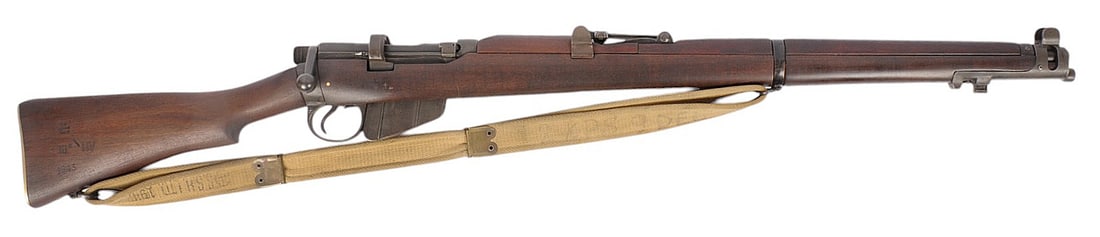 Australian Lithgow No 1 Mk III * Enfield .303 British Bolt-action Rifle FFL Required: 17677 (S4C1): A Australian Lithgow No 1 Mk III * Enfield .303 British Bolt-action Rifle that is in good to very good condition with a bright and defined bore. The action appears to function properly, and the finish