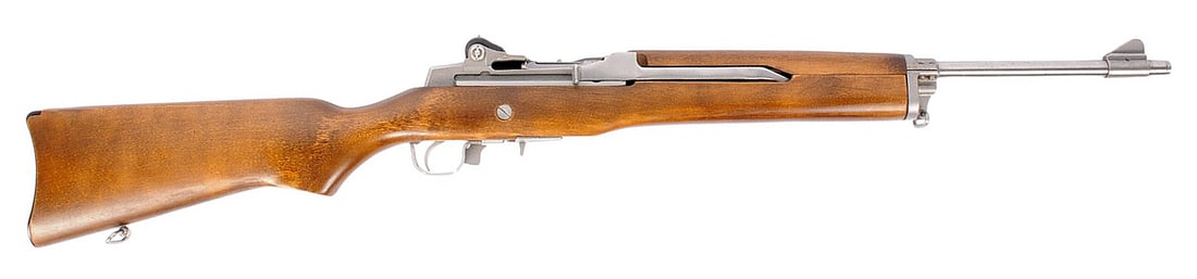 Stainless-Steel Ruger Mini-14 .223 Rem Semi-auto Rifle FFL Required: 182-76025 (W2R1): A Stainless-Steel Ruger Mini-14 .223 Rem Semi-auto Rifle that is in very good condition with a bright and defined bore. The action appears to function properly, and the finish shows very minor usage w