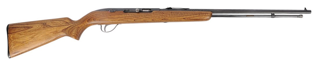 Sears Model 25 .22LR Semi-auto Rifle FFL Required: NSN (KJS1): A Sears Model 25 .22LR Semi-auto Rifle that is in very good condition with a bright and defined bore. The action appears to function properly, and the finish shows little to no usage wear.