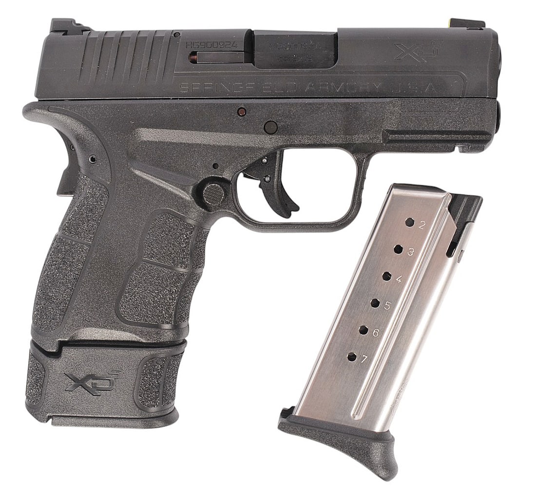 Springfield Armory XD-9 3.3 9mm Semi-Automatic Pistol - FFL # HG900924 (JBK1): This Springfield Armory XD-9 3.3 9mm Semi-Automatic Pistol is in very good condition with a bright and defined bore. The action appears to function properly with little to no wear on the finish. Comes