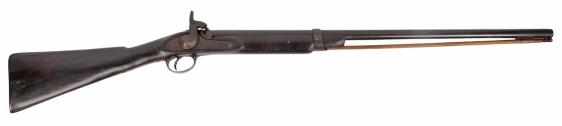 British Tower Enfield Rifle converted to a Smooth-Bore Fowler/Shotgun - Antique-no FFL needed (MSA1): A Civil War era 1861-dated British Tower Enfield Rifle converted to a Smooth-Bore cut-down Fowler/Shotgun. It is in fair condition likely a soldier carried his service rifle home to use for hunting. T