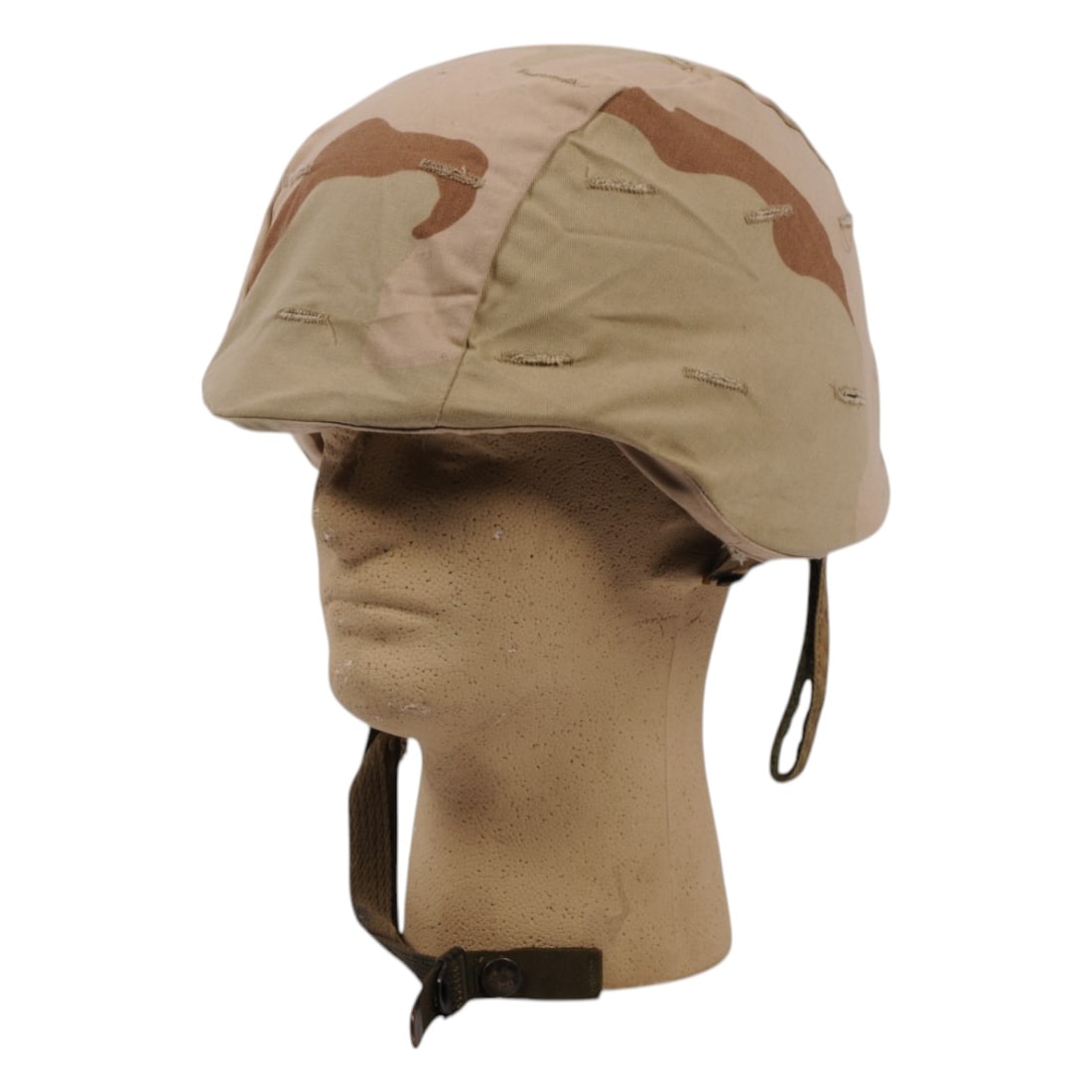 US Military USGI PASGT Kevlar Helmet with Desert Three Pattern Camo Cover (JAS) (1 of 9)