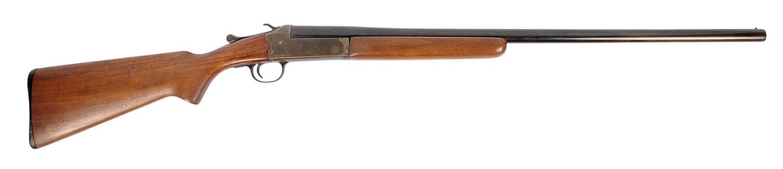 Tru-Test 16 Ga. Single Shot Break Action Shotgun FFL Req: #NSN (W2C1): A Tru-Test 16 Ga. Single Shot Break Action Shotgun with a bright and defined bore. The action appears to function properly with nice brown patina and moderate wear to the original finish. The Barrel M