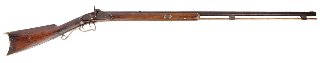 Scarce American J. Henry & son / Philip S. Justice & Co. US Contract Indian Treaty Rifle NoFFL(APL1): A Scarce Antique American J. Henry & son / Philip S. Justice & Co. Philidelphia / US Contract Indian Treaty 45. Cal Rifle in good condition with a dark bore. The action appears to not function properl