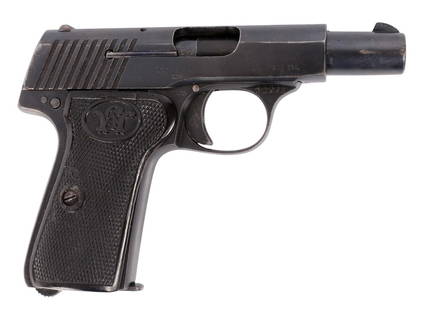 Walther Model 7 6.35mm / 25 ACP Semi Auto Pocket Pistol FFL Req: #31775 (J3R1): A Walther Model 7 6.35mm / 25 ACP Semi Auto Pocket Pistol in good to very good condition with a bright and defined bore. The action appears to function properly with moderate wear to the original