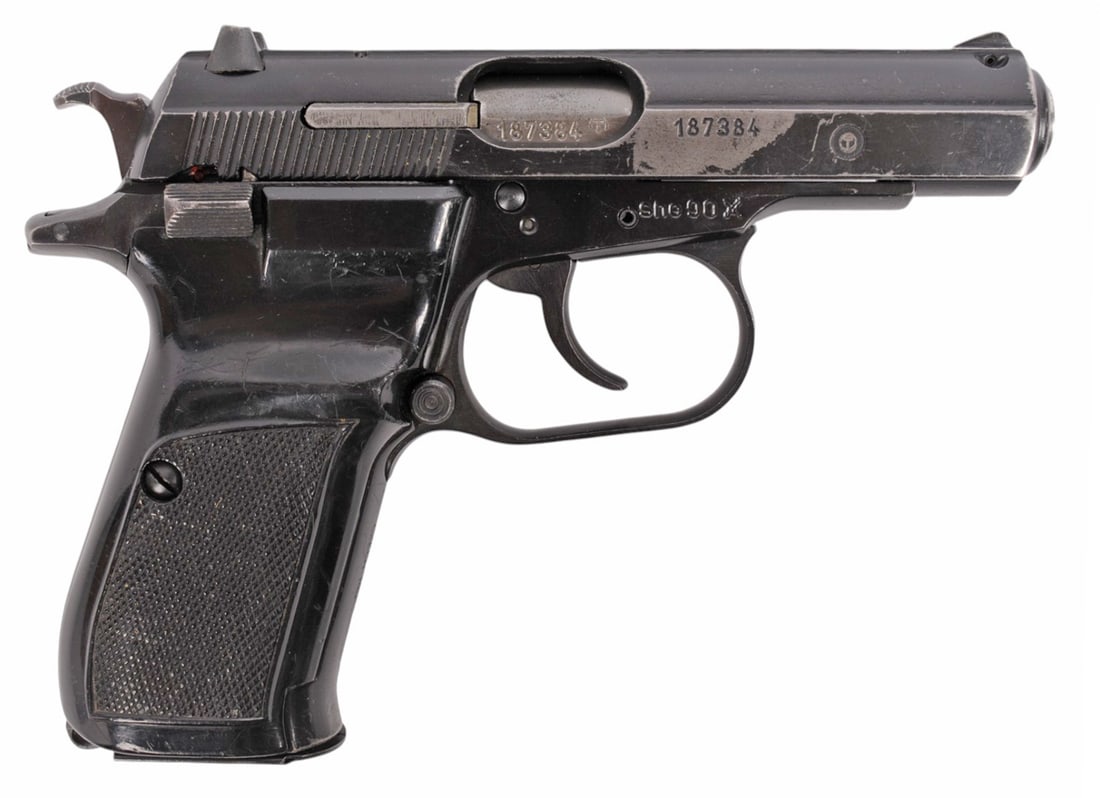 Czech CZ-82 9x18mm Semi Auto Pistol FFL Req: #187384 (MAT1): A Czech CZ-82 9x18mm Semi Auto Pistol in good condition with a bright and defined bore. The action appears to function properly with moderate wear to the original finish.