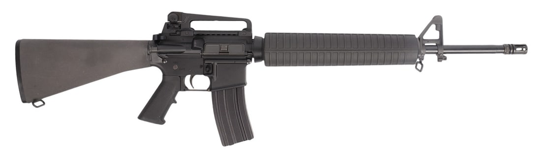 Palmetto State PA-15 M16 A2 Style 5.56x45MM Nato Semi Auto Rifle FFL Req: #PI030284(BRA1): A Palmetto State PA-15 M16 A2 Style 5.56x45MM Nato Semi Auto Rifle in very good condition with a bright and defined bore. The action appears to function with little to no wear to the finish of factory