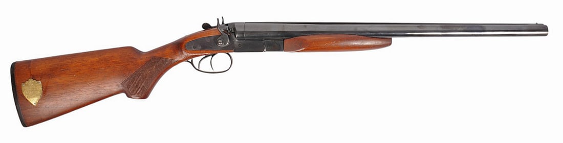 Chinese Intrac Arms Wells Fargo Express San Francisco Div 12 Ga. Coach Shotgun FFL #99001759 (C2M1): A Chinese Intrac Arms Wells Fargo Express San Francisco Div 12 Ga. Side by Side Coach Shotgun in very good condition with a bright and defined bore. The action appears to function properly with little