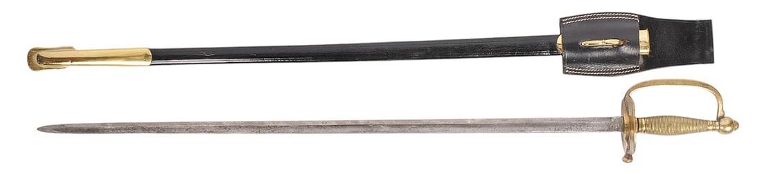 riginal US Civil War Union Model 1840 NCO Sword with Reproduction Scabbard (C2M) (1 of 12)