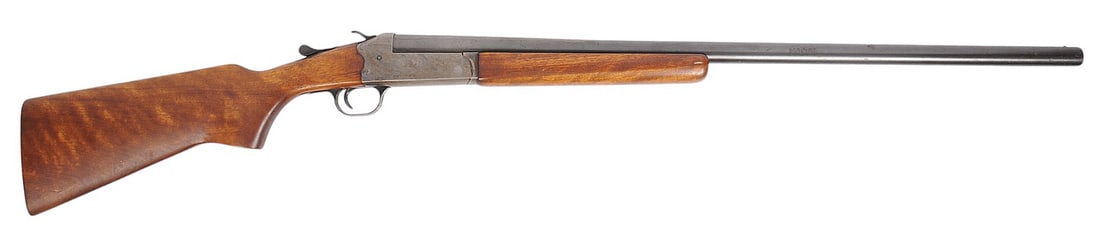 Stevens Model 940 12 Ga. Single Shot Break Action Shotgun FFL# NSN (RCT1): A Stevens Model 940 12 Ga. Single Shot Break Action Shotgun in good condition with a dirty bore. The action appears to function properly with moderate wear to the original finish and stock. The stock
