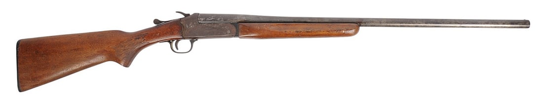 Savage / Stevens Model 94 20 Ga. Single Shot Break Action Shotgun FFL #R034185(RCT1): A Savage / Stevens Model 94 20 Ga. Single Shot Break Action Shotgun in fair to good condition with a dirty bore. The action appears to function properly with heavy wear to the original finish and mode