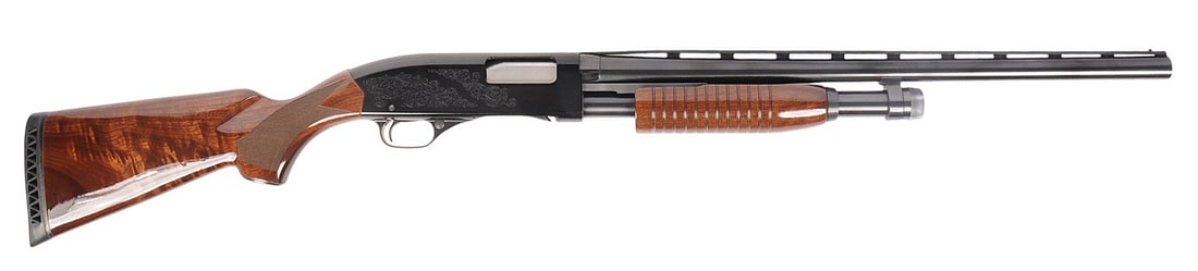 Winchester Model 1300 Featherweight 12 Ga. Pump Action Shotgun FFL#L1802745 (S4C1): A Winchester Model 1300 Featherweight 12 Ga. Pump Action Shotgun in very good condition with a bright and defined bore. The action appears to function properly with little to no wear to the original f