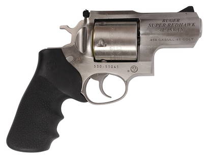 Ruger Super Red Hawk Alaskan 454 Casull / 45 LC Double Action Revolver FFL #530-51041 (SAK1): A Ruger Super Red Hawk Alaskan 454 Casull / 45 LC Double Action Revolver in good to very good condition with a bright and defined bore. The action appears to function properly with little to minor