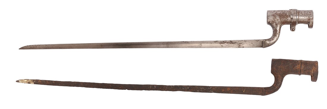 US Civil War Model 1855 Socket Bayonet Group Lot of 2  (E2B) (1 of 20)