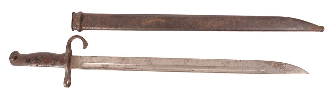 Imperial Japanese WWII Type 30 Arisaka Rifle Bayonet(F3L): An Imperial Japanese WWII Type 30 Arisaka Rifle Bayonet in fair to good condition.