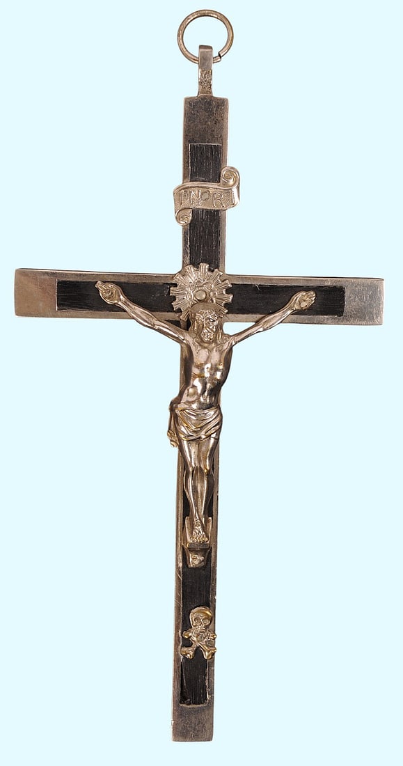 Rare and Interesting *German WWII Totenkopf Chaplin's Cross, Unauthenticated Orginal (C3T) (1 of 8)