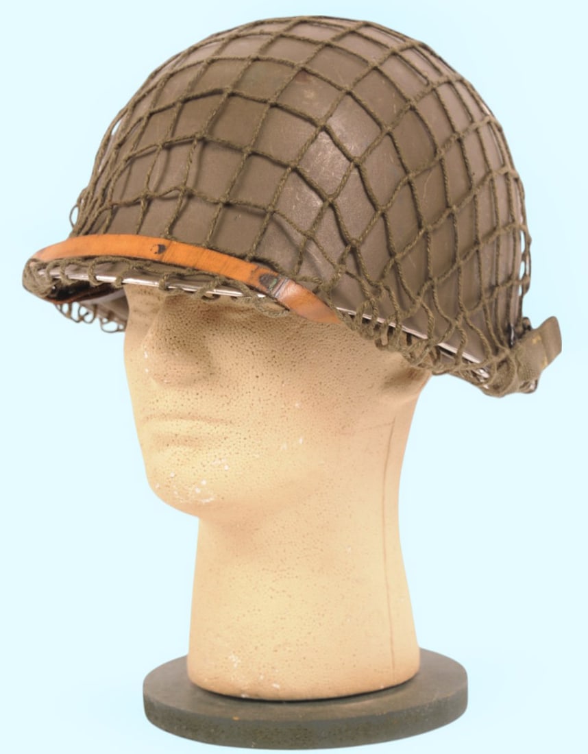 US Military WWII - Korean War era M1 Helmet and Liner (L3N) (1 of 11)