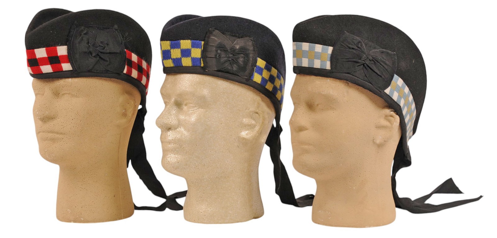 Three Scottish/British Military Glengarry Caps (A) (1 of 19)