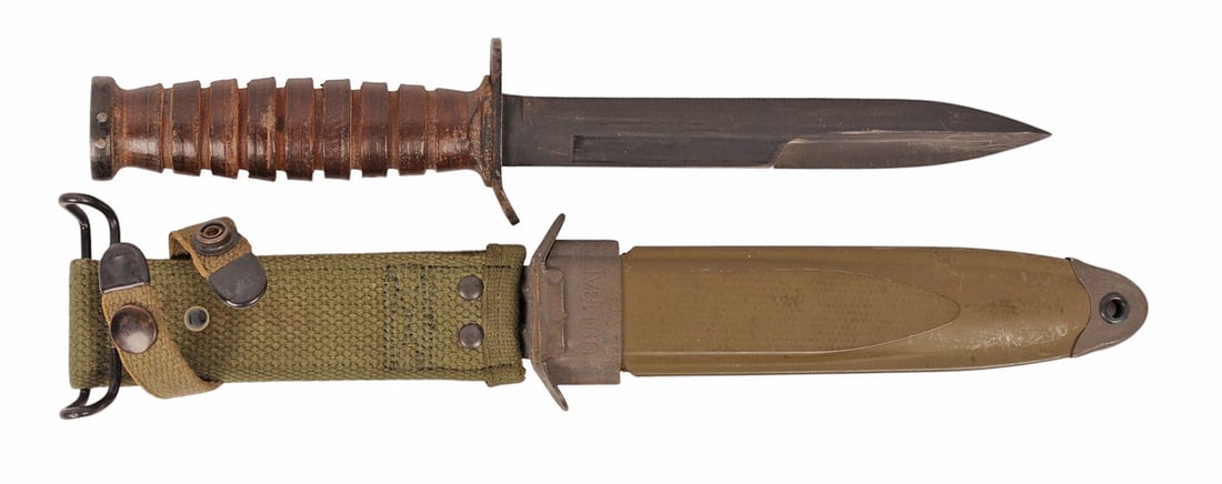 SALE‼️USMC M3 U.S. M8 Combat Knife Original WW2 American U.S. Army M3 Fighting Knife & M8