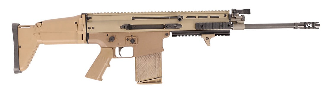 FN SCAR 17S 7.62x51mm Semi Auto Rifle FFL H0C25503 (LTM1): An FN SCAR 17S 7.62x51mm Semi Auto Rifle in good to very good condition with a bright and defined bore. The action appears to function properly with minor wear to the original finish and some cosmetic