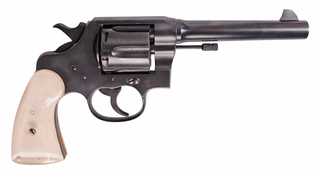 US Military WWI-II era Colt M1917 .45 ACP Double-Action Revolver - FFL # 108201 (A1): This US Military WWI-II era Colt M1917 .45 ACP Double-Action Revolver in in very good condition with a bright and defined bore but needs light cleaning. The action appears to function properly with mi