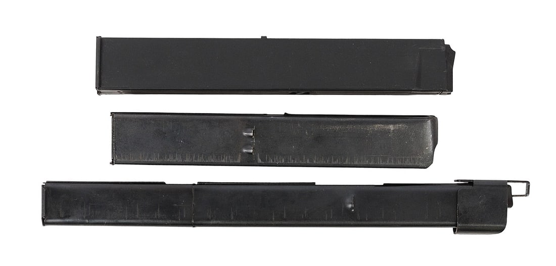 Unknown 9mm SMG Magazine Lot of 3 (D3J) (1 of 18)