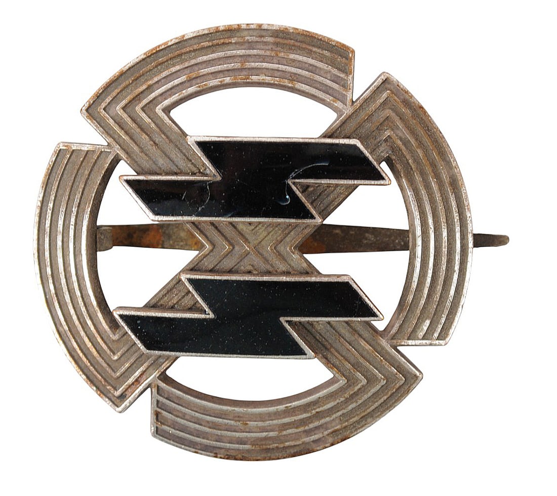 *German WWII RZM Marked SS Sports Proficiency Badge (A): A *German WWII RZM Marked SS Sports Proficiency Badge in good to very good condition. A physical-fitness award issued within Nazi organizations to recognize athletic/proficiency standards for SS perso