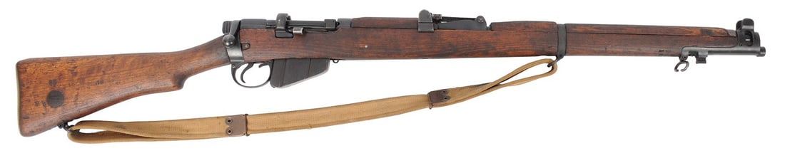 British WWI / WWII Updated Indian Reserve 303 Brit Bolt Action Rifle FFL 14107Z(KGR1): A British WWI / WWII Updated Indian Reserve No.1 MKIII Enfield 303 Brit Bolt Action Rifle in good to very good condition with a bright and defined bore but needs cleaning. the action appears to functi