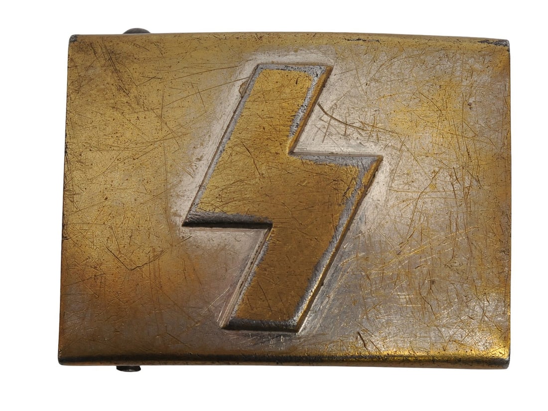 *German WWII RZM Marked Hitler Youth Belt Buckle (C3T): A *German WWII RZM Marked Hitler Youth Belt Buckle in good condition with some cosmetic wear to the original finish. *Due to Proxibids/Live auctioneers new payment processor, Payrix, having policy aga