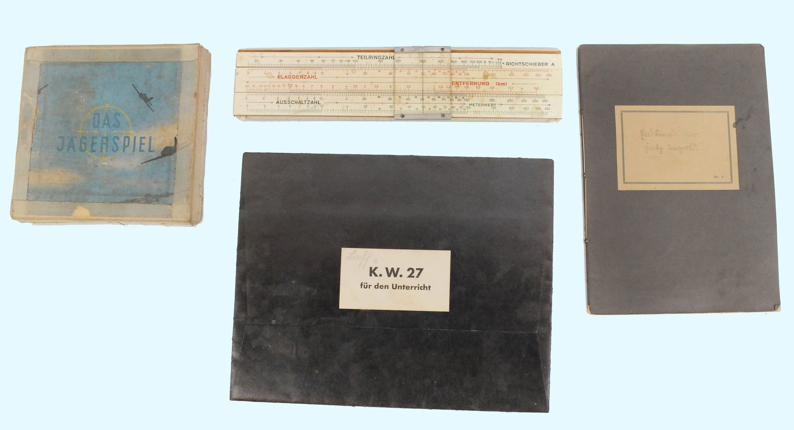 *German Luftwaffe WWII Issue Field Gear Aid Lot of 4(C3T) (1 of 20)