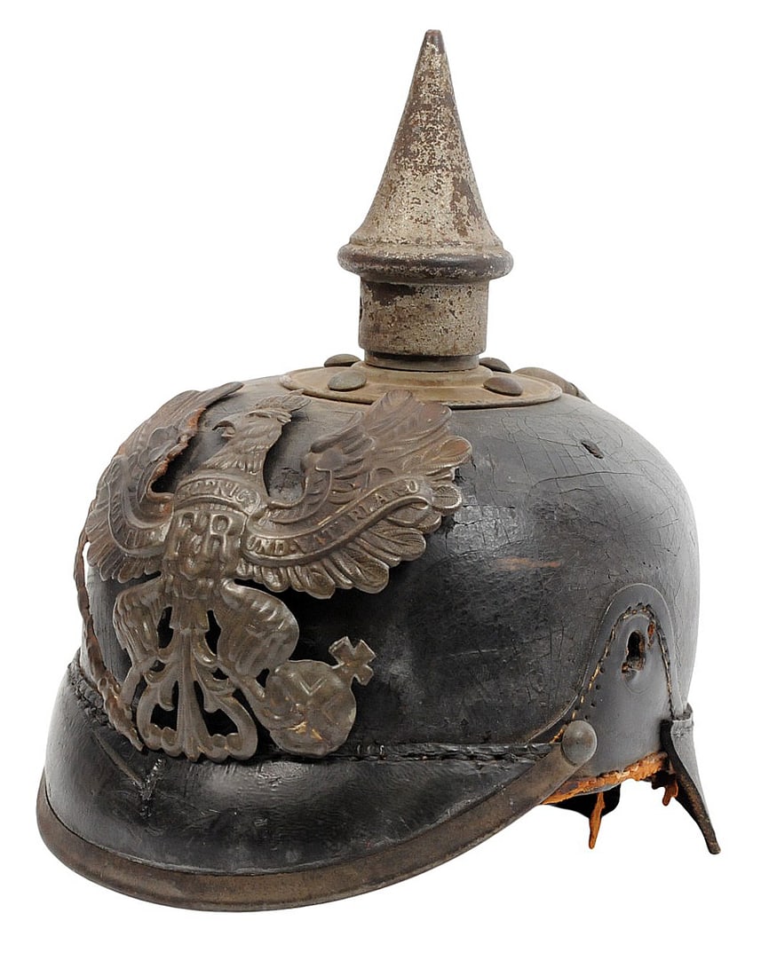Imperial Germany WWI era Pickelhaube Helmet (C3T) (1 of 9)