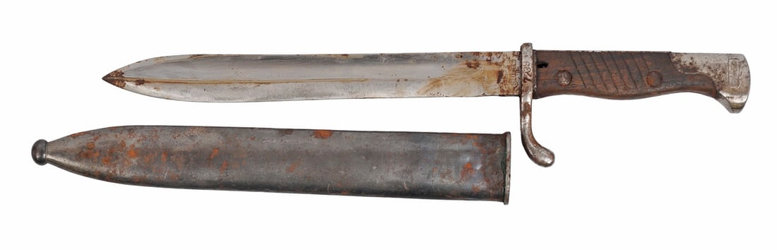 Turkish Modified German 1898/05 'Butcher' Bayonet  (HKR) (1 of 9)