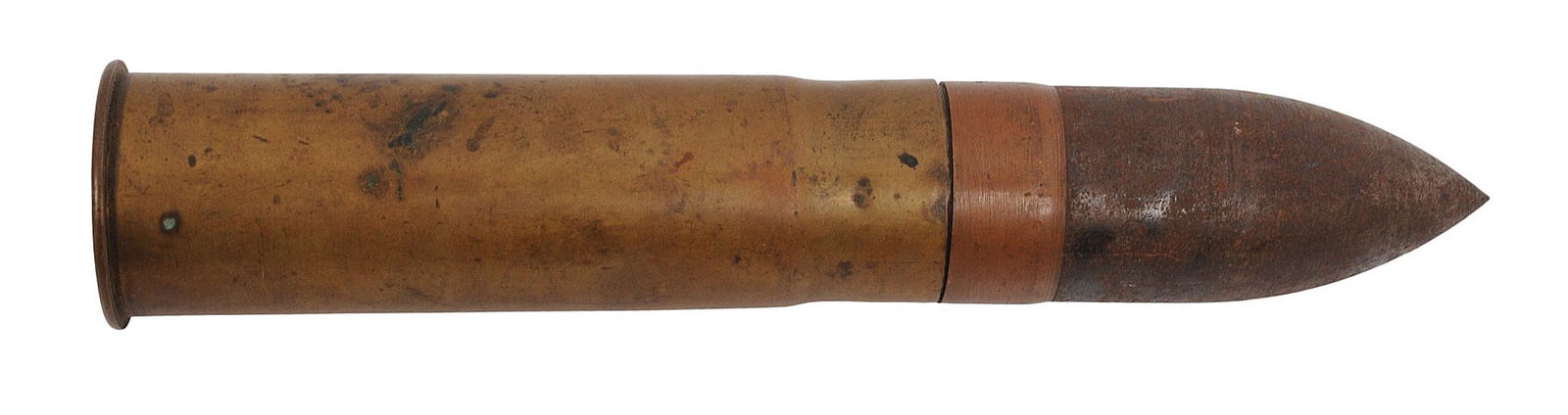 US Military Inert WWI era 1 PDR MKV Shell (E2N) (1 of 5)