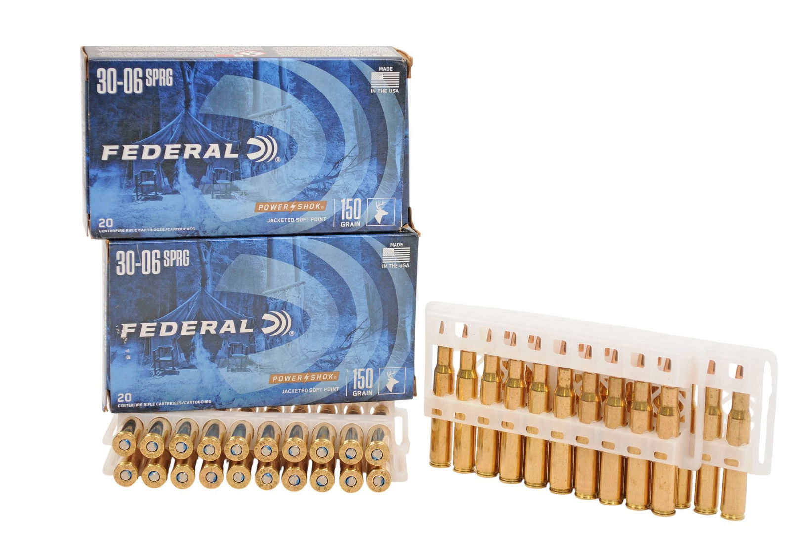 Federal Power Shok 30-06 Box Lot of 2 / 18 Rds.(MJM) (1 of 4)